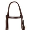 Pool's Equitazione Briglia Western in cuoio con frontalino dritto