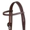 Pool's Equitazione Testiera Western fantasia con fibbie in acciaio inox