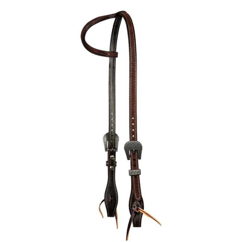 Professional's Choice Testiera Western Chocolate Roughout a un orecchio 5/8"