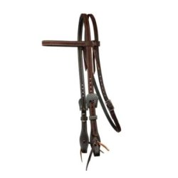 Professional's Choice Testiera Western Chocolate Roughout con frontalino 5/8"