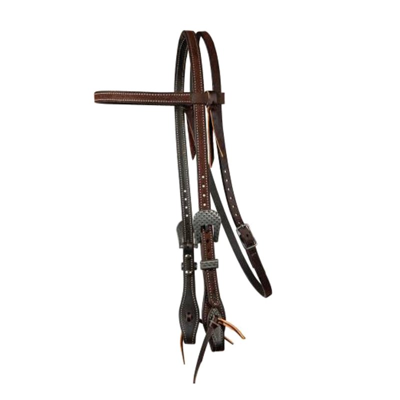 Professional's Choice Testiera Western Chocolate Roughout con frontalino 5/8"