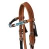 Pool's Equitazione Testiera Western Ice con perline