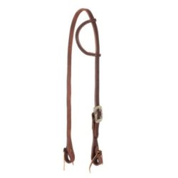 Professional's Choice Testiera Western a un orecchio in cuoio oliato 5/8"