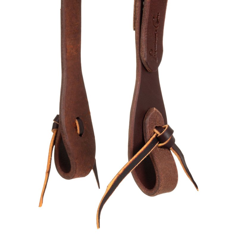 Professional's Choice Testiera Western a un orecchio in cuoio oliato 5/8"