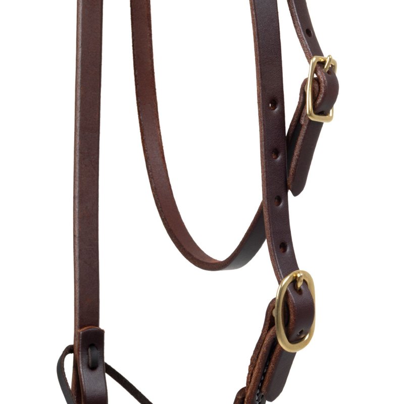 Platinum Pro Testiera Western con frontalino e regolazione singola