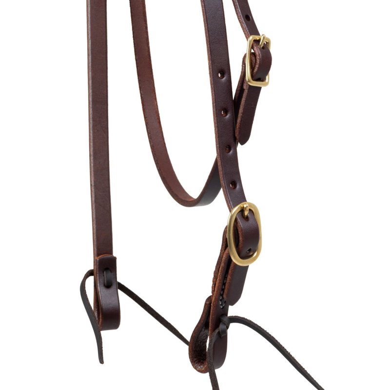 Platinum Pro Testiera Western con frontalino e regolazione singola