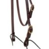 Platinum Pro Testiera Western con frontalino e regolazione singola