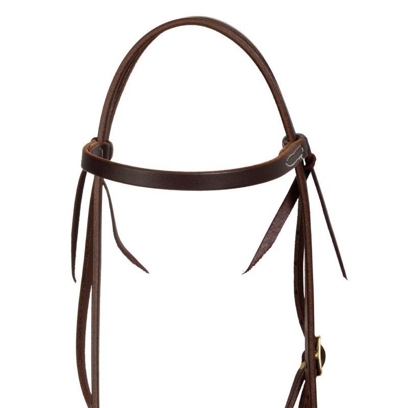 Platinum Pro Testiera Western con frontalino e regolazione singola