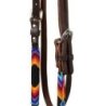Pool's Equitazione Testiera Western oliata con frontalino e perline