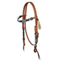 Pool's Equitazione Testiera Western con perle Navajo