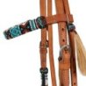 Pool's Equitazione Testiera Western con perle Navajo