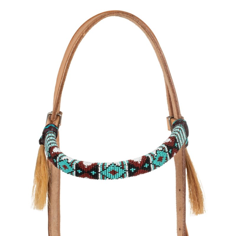 Pool's Equitazione Sidepull Western con perline colorate