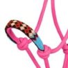 Pool's Equitazione Cavezza in corda con decorazioni perline con lunghina