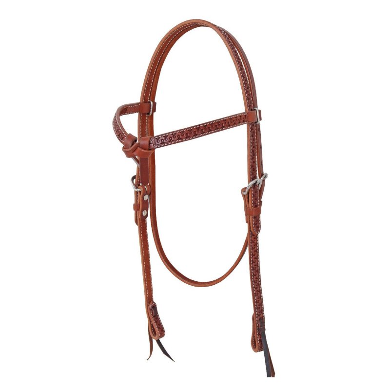 Pool's Equitazione Testiera Western con lavorazione Snake