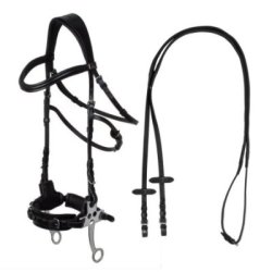 Supreme Briglia Bitless con Hackamore e imbottiture