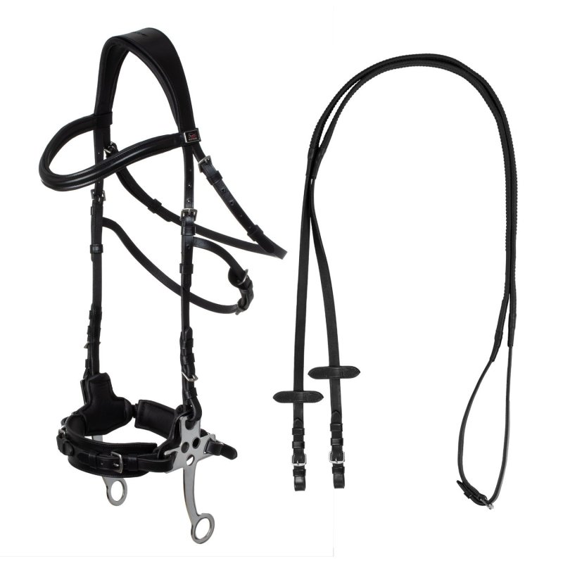 Supreme Briglia Bitless con Hackamore e imbottiture